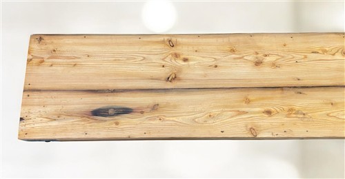 Rustic Folding Bench (72x14.5) Vintage Reclaimed Wood Bench, Farmhouse Seat A110