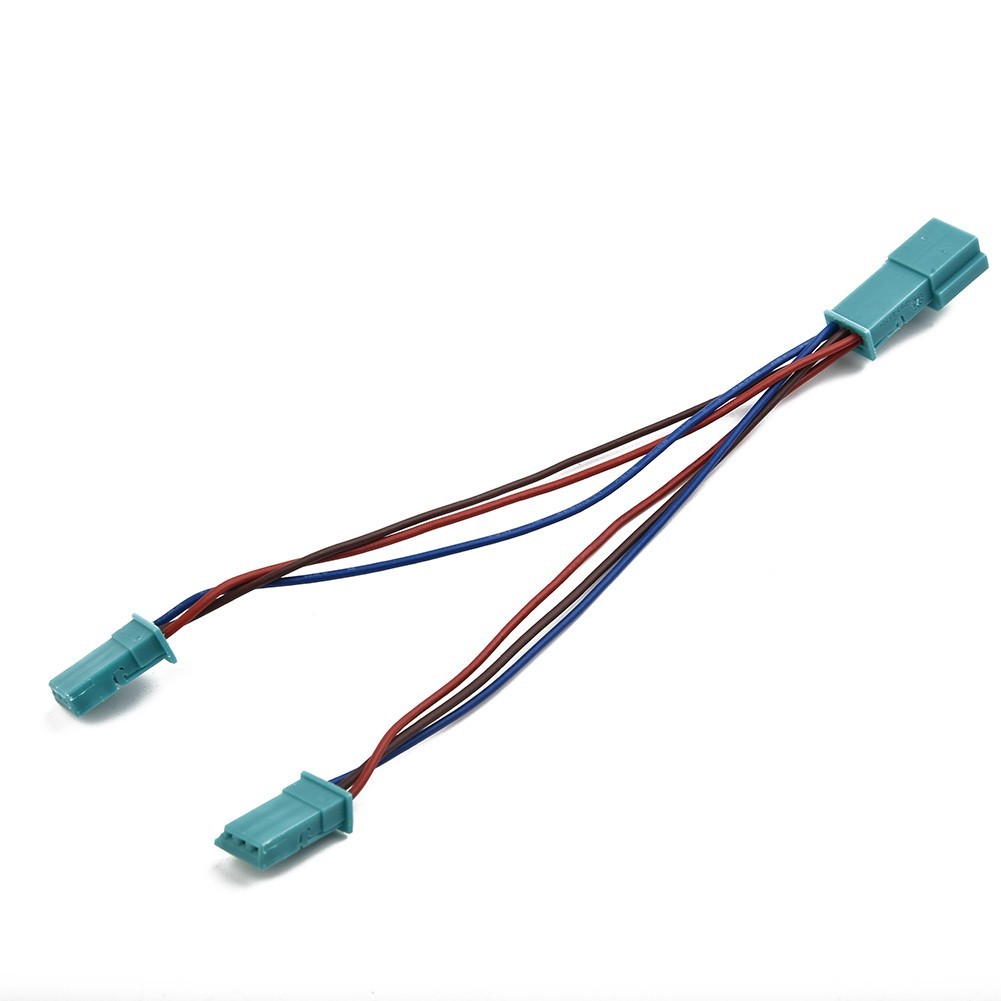 None Cable Radio Adapter Car 1pcs 3 Pin Blue Plastic & Metal Terminals