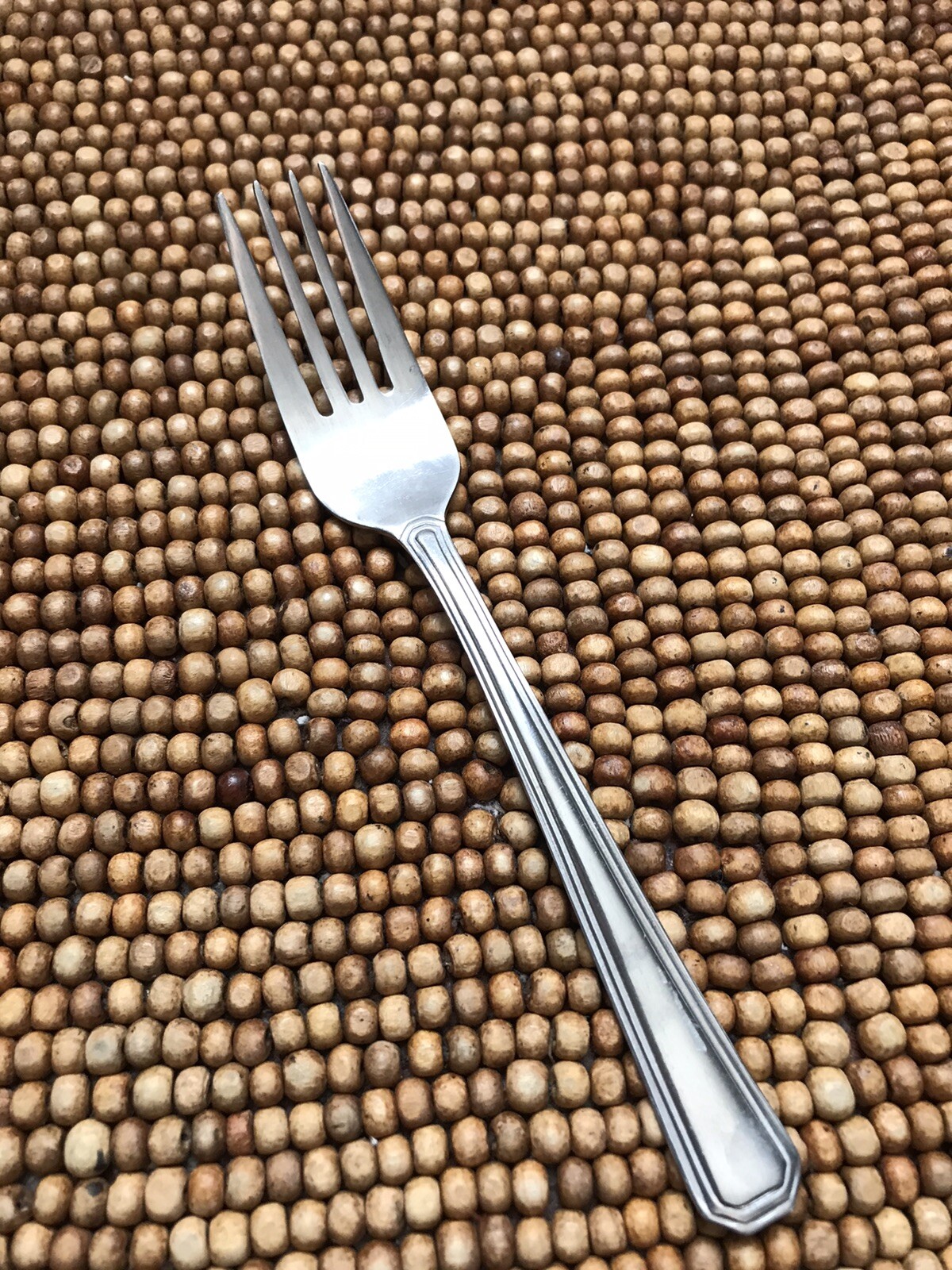 Hampton Stainless Glossy HSV188 Outlined Tri-Tip SALAD FORK 6.5”