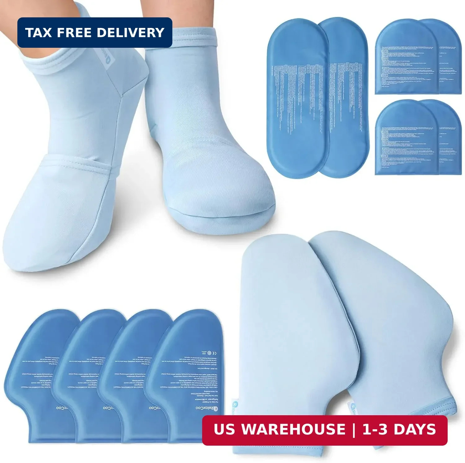 Chemo Cold Therapy Socks & Hand Ice Pack Gloves for Chemotherapy Neuropathy, Che