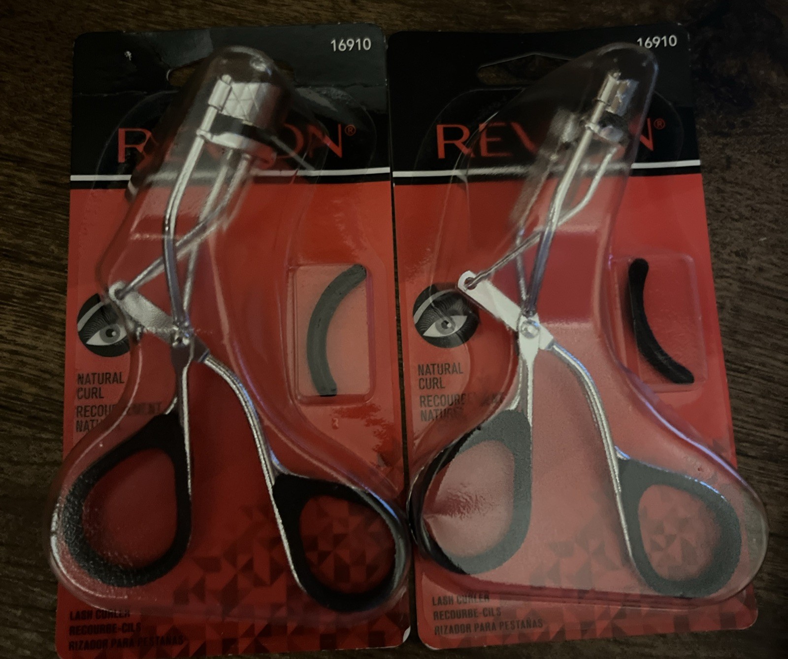 Lot of 2 Revlon Lash Eyelash Curlers - #16910 - NEW IN PACKAGE