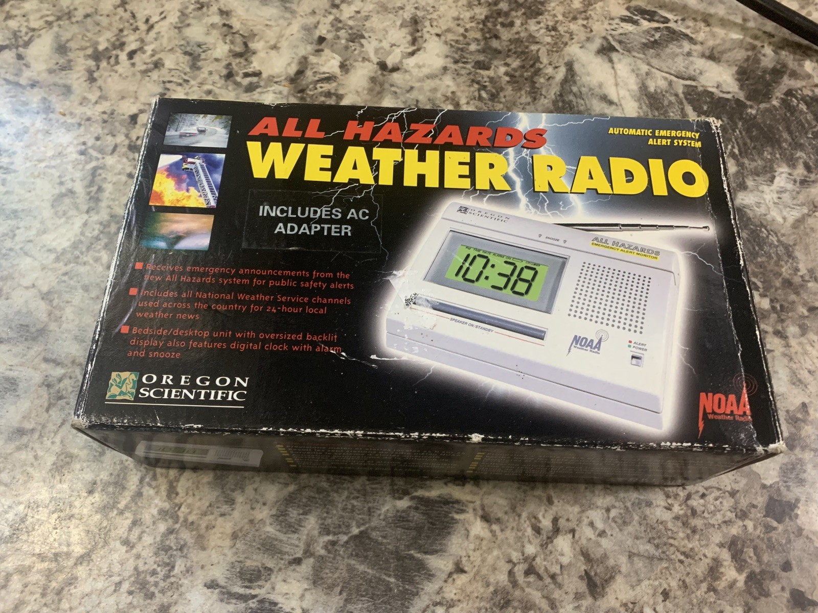 Oregon Scientific All Hazards Emergency Alert Monitor Weather Radio NOAA New