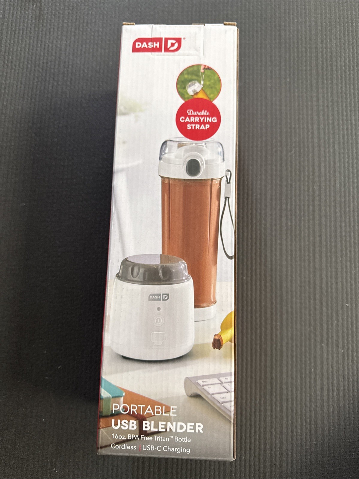 Dash 16oz Portable USB Blender White Nib