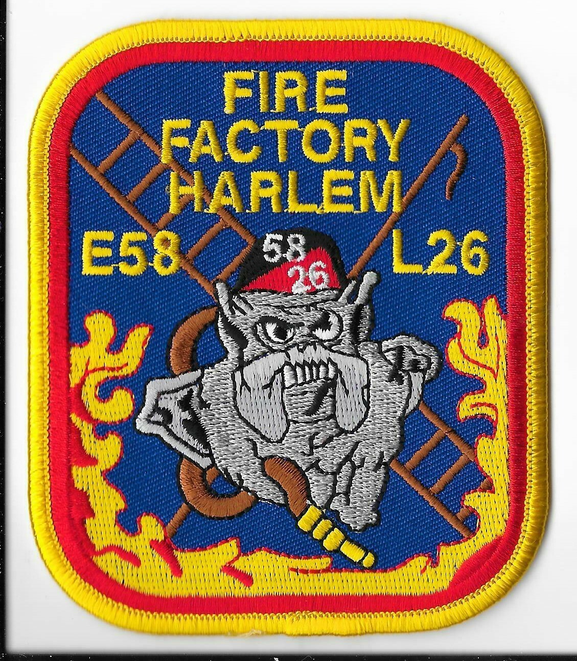 New York Fire Department (FDNY) Engine 58 Ladder 26 Harlem Patch V3