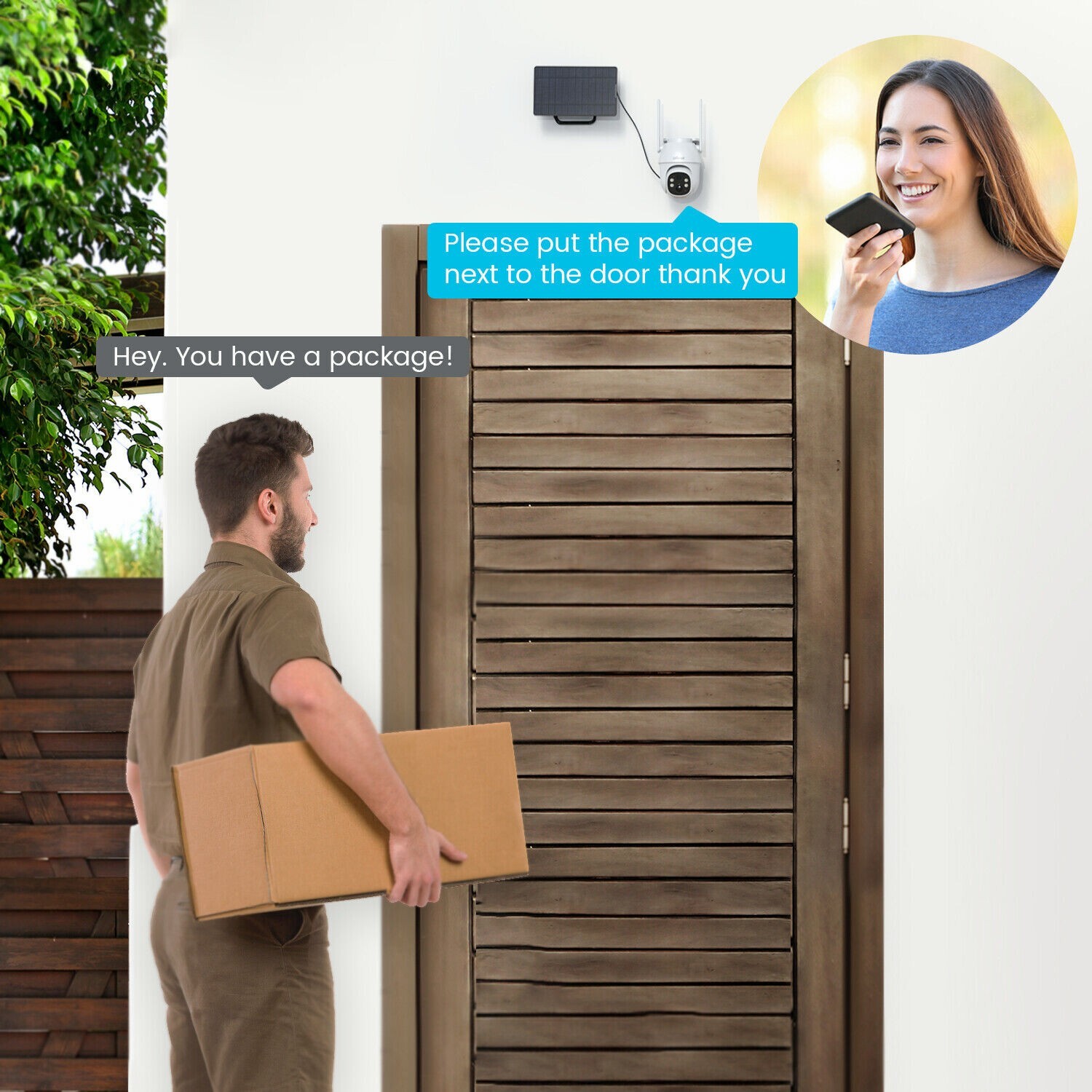 4G LTE Cellular Outdoor Wireless PTZ Security Camera Solar Battery CCTV