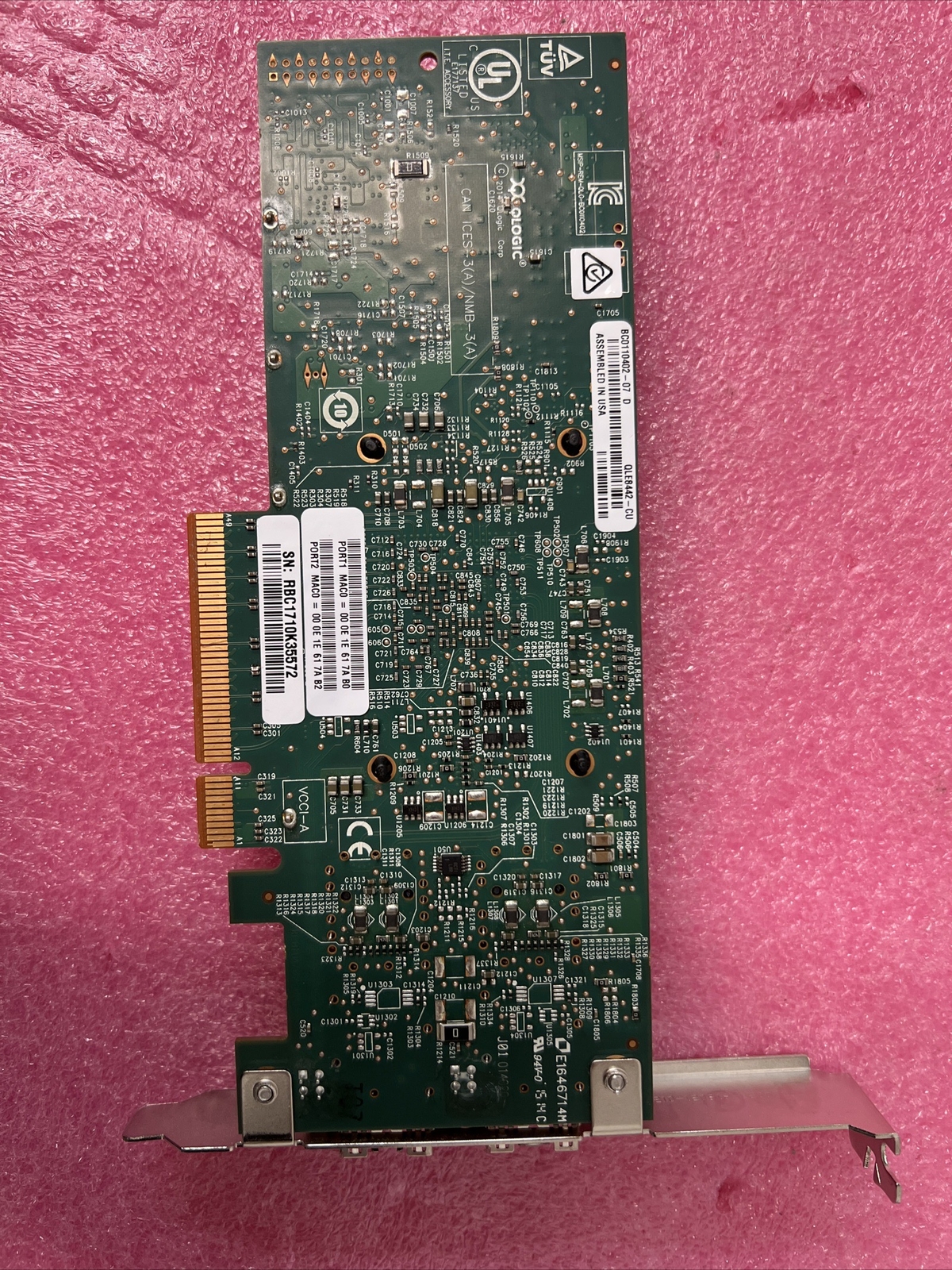 QLogic FastLinQ 8400 Series QLE8442-CU Network Adapter TESTED