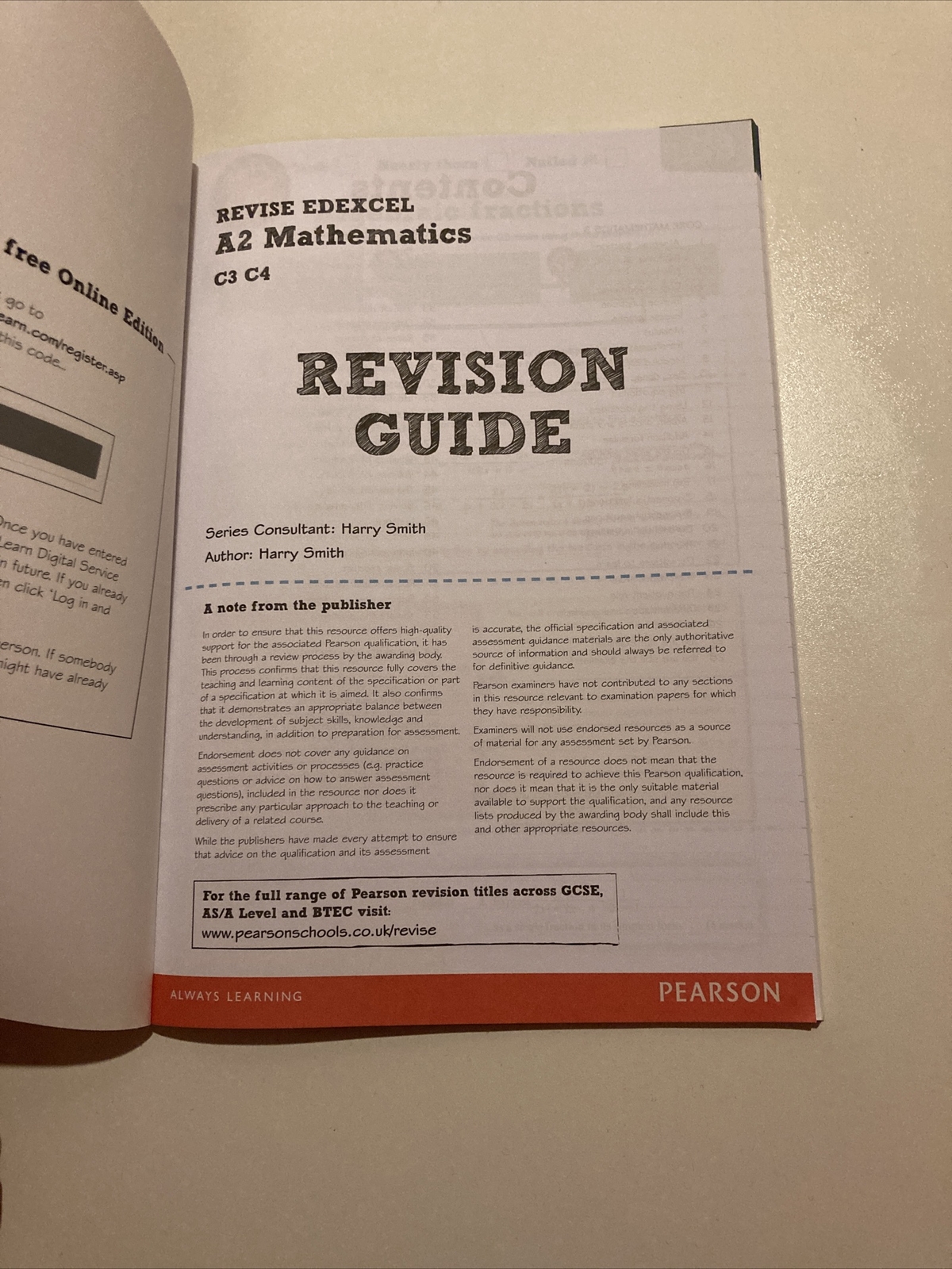 edexcel maths A2