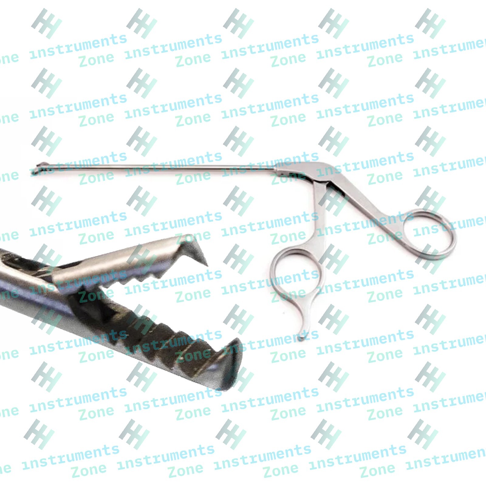 Arthroscopy Solid Grasper with Ratchet 3.5mm Length 130mm Reusable Orthopedic