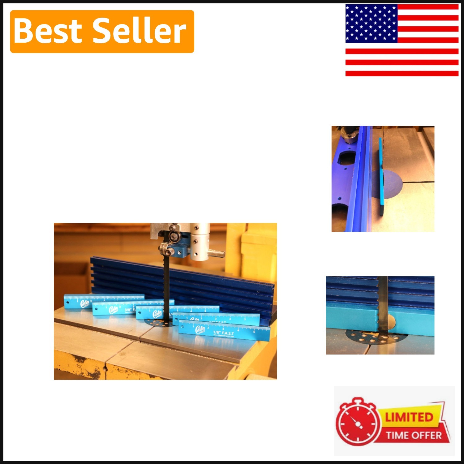 Precision Fence Alignment Tool with Magnetic Design for Accurate Cutting