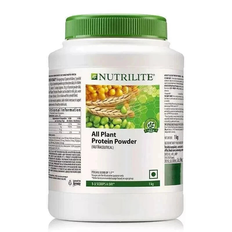 Amway Nutrilite All Plant Protein Powder 1 kg Daily Nutrition and Easy To Digest