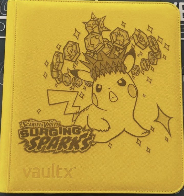 Vault x 12 Pocket  Binder 480Card Capacity Surging SPARKS Brand New