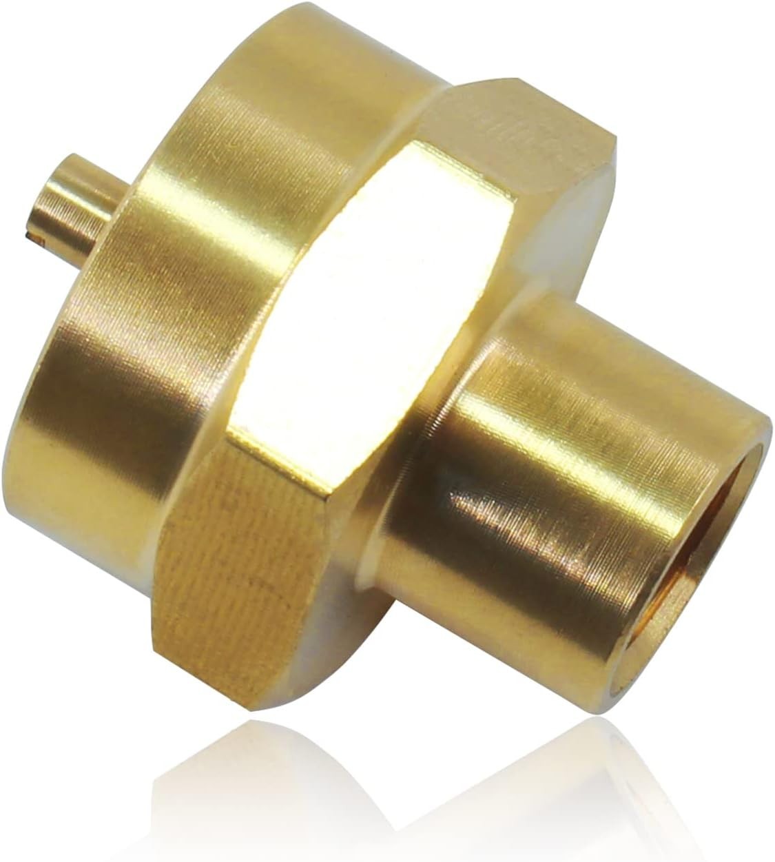 1Lb Brass Propane Refill Adapter with 1/4" NPT Female Thread
