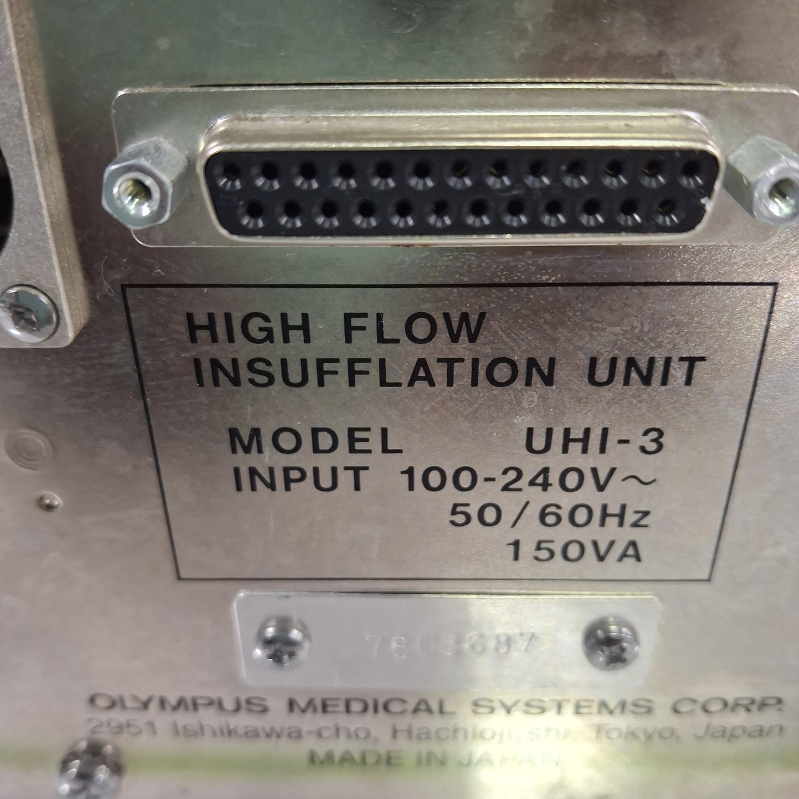 Olympus UHI-3 High Flow Insufflator