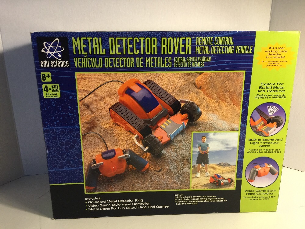 Edu Science Metal Detector Rover #8022 Nib Toy
