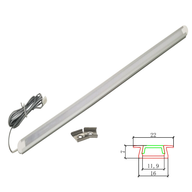50Cm DC12V Dimmable Touch Sensor LED Under Cabinet Light Closet bar Night lamp