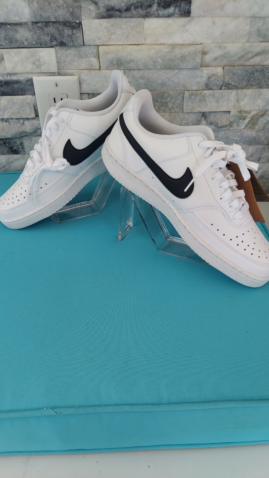 Nike Court Vision Next Nature White/Black Low Top Sneakers DH2987-101