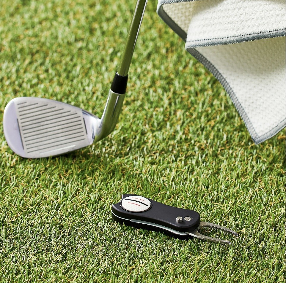 ATHLETIC WORKS Spring-Assisted Divot Tool-brand New/Ball Marker/Sharpener.