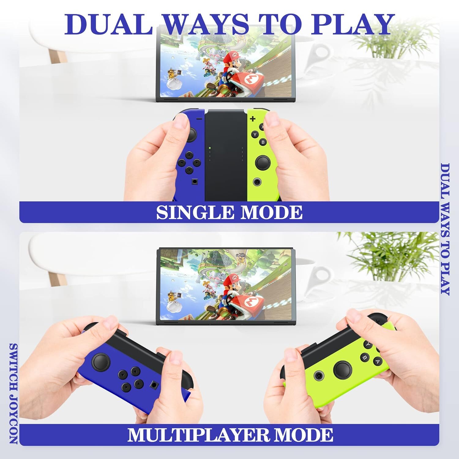 For Nintendo Switch Joy-con-Controller Left w/ Right Wireless Gamepad 1-Pair