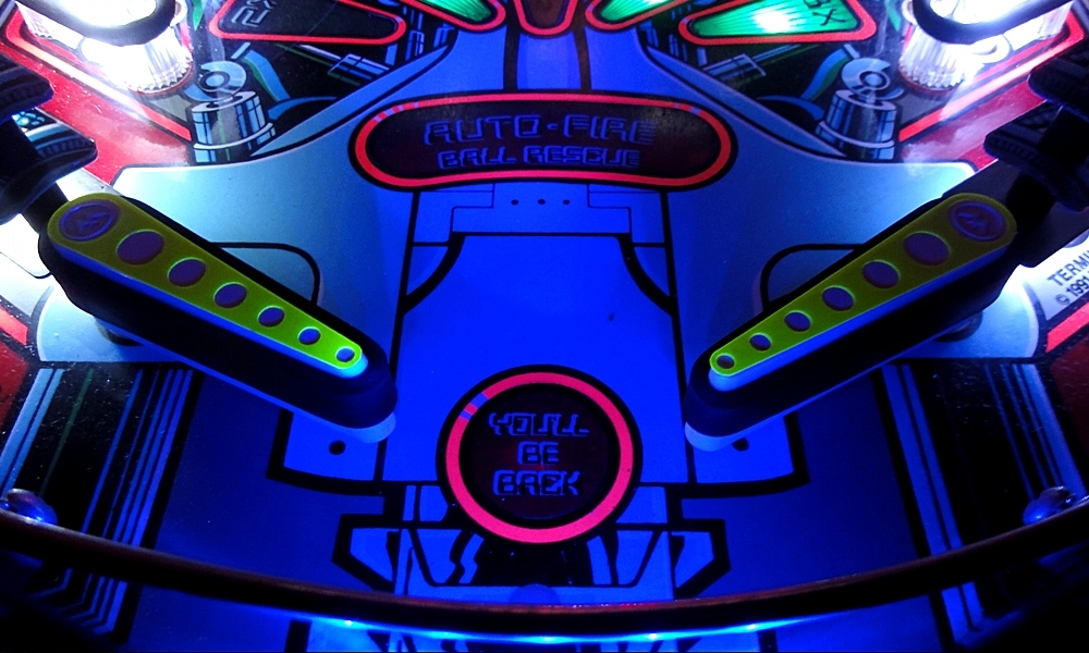 TERMINATOR 2 T2 Pinball Ultra Violet Flipper Light Mod