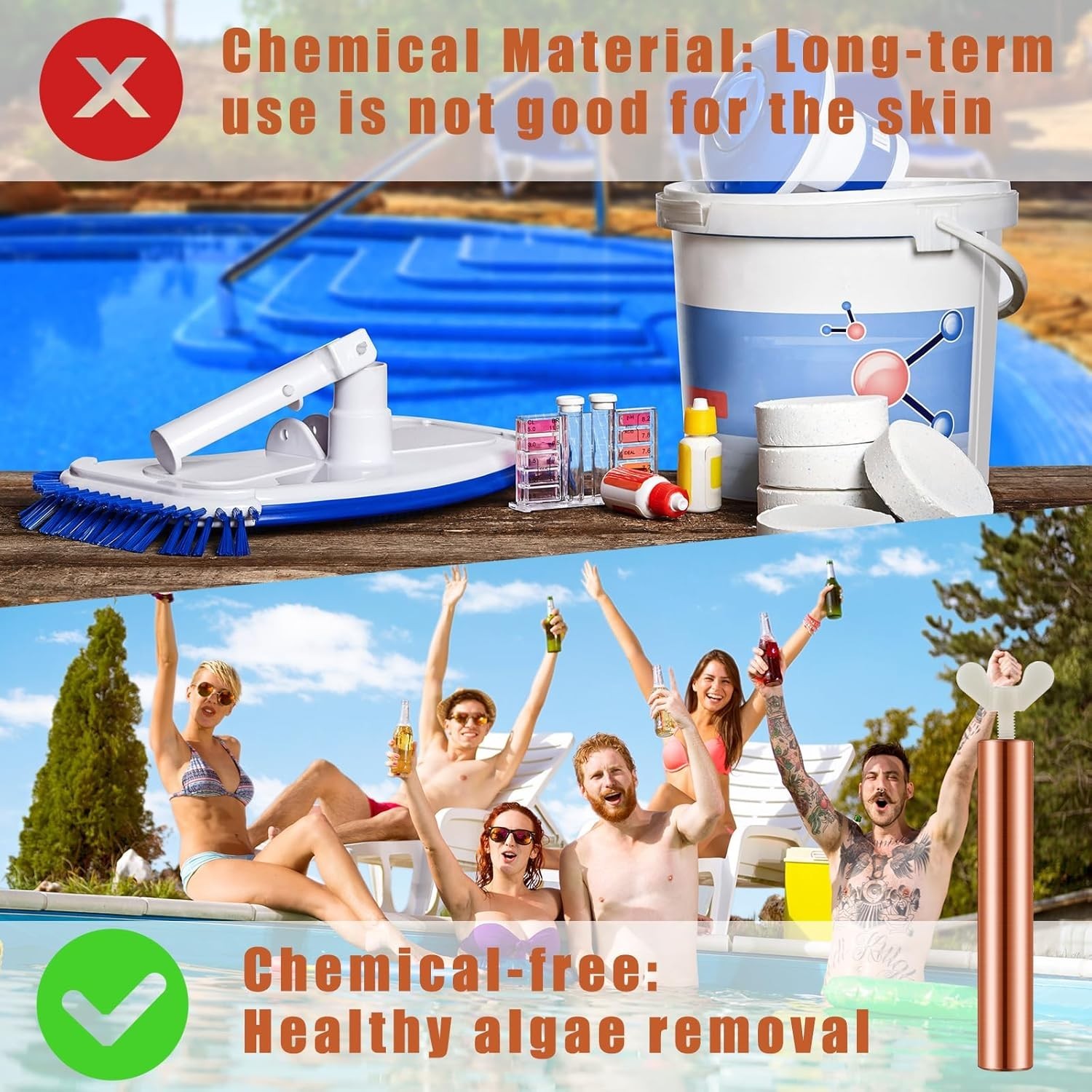 Solar Copper Anode Replacement for Pool Ionizer
