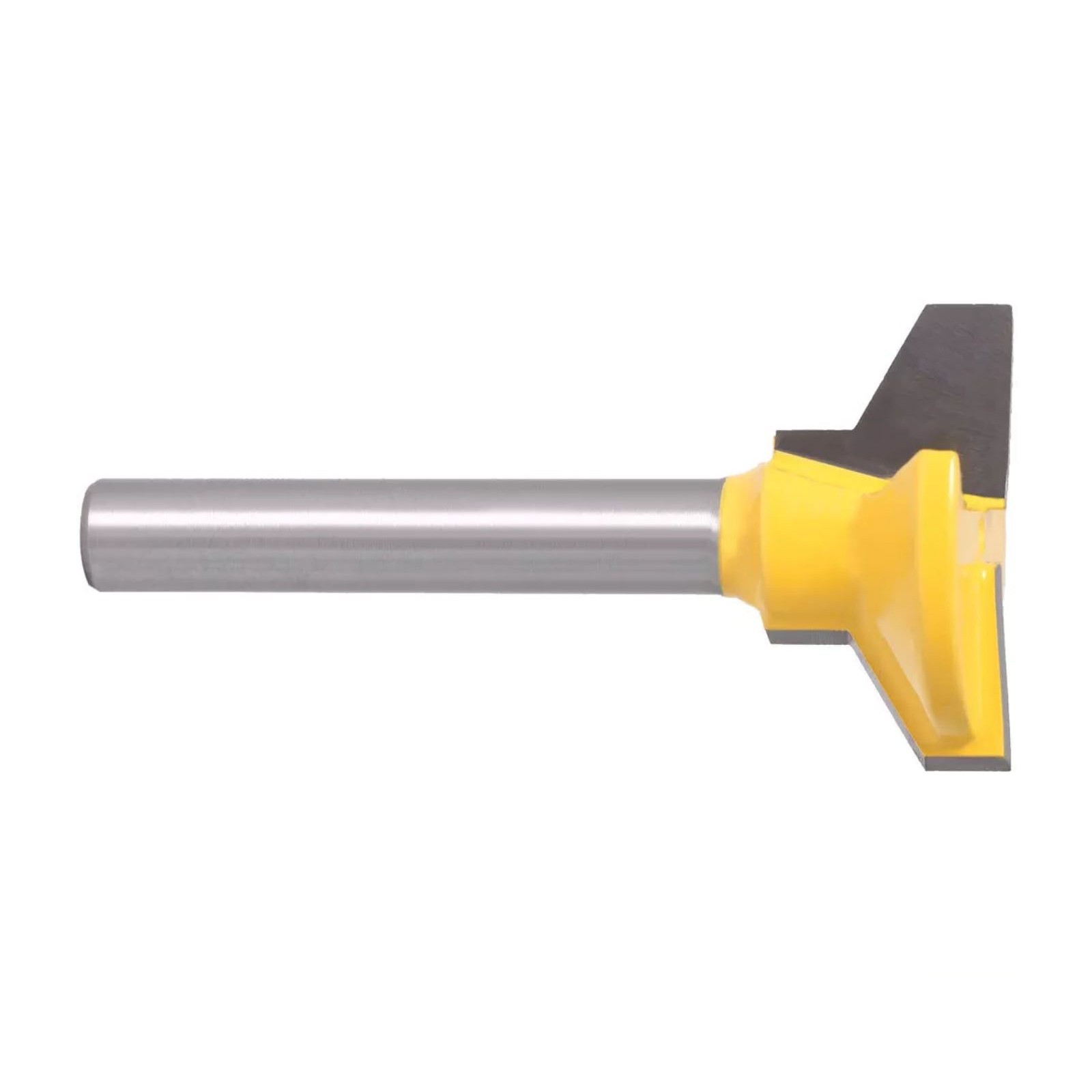 1* Yellow Milling Router Bit 6.35mm/6mm Shank For Various Carpentry Scenarios