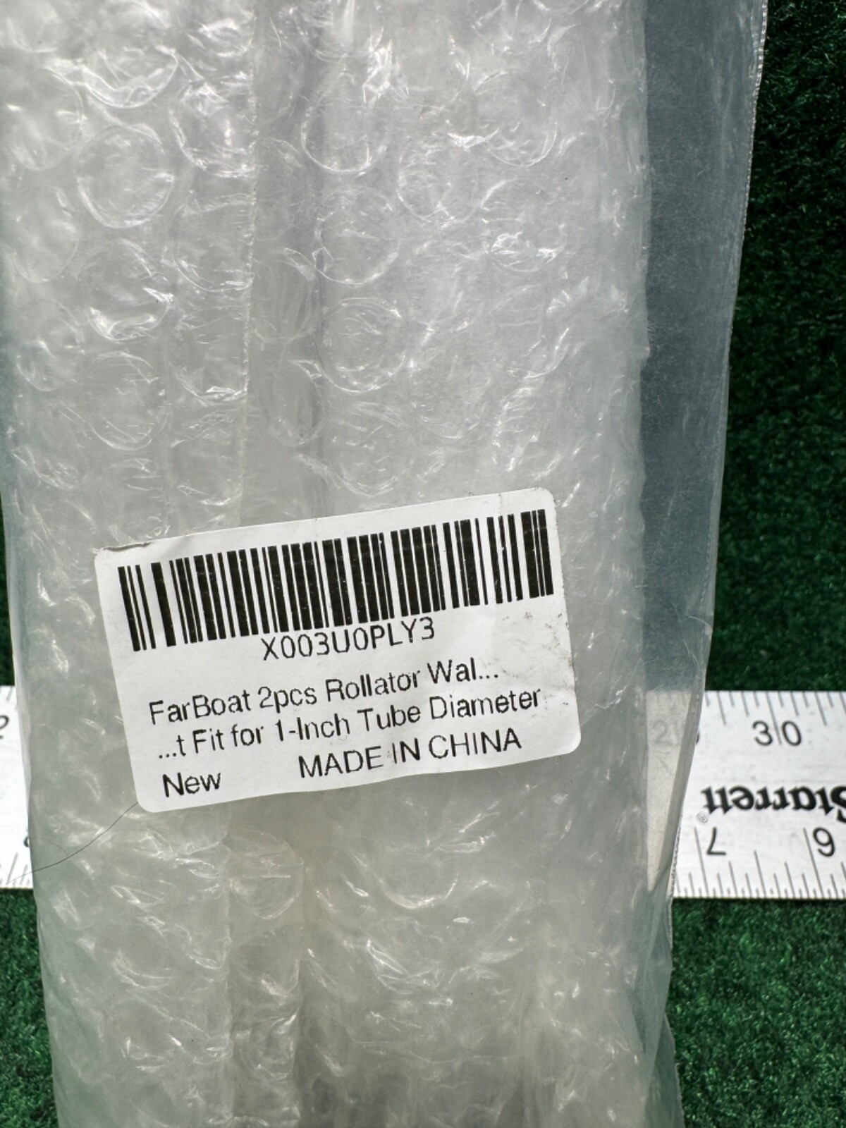 Rollator Walker Replacement Legs with Anti-Slip Rubber Tips 6.2" H 2 Pack