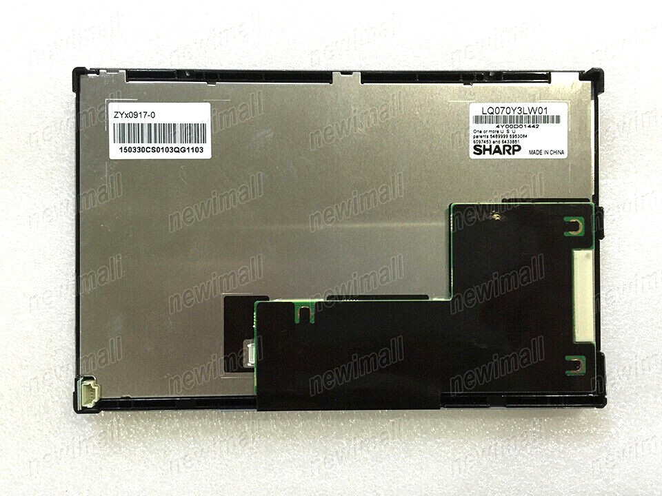 new 7" inch LQ070Y3LW01 Industrial LCD display screen panel for Sharp 800*480