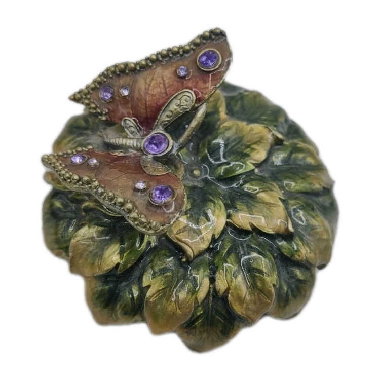 Fluttering Butterfly Trinket Box Lid Replacement