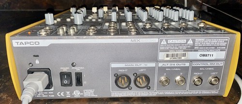 Tapco Mix 220FX Compact Mixer For DJing Control Effect Board
