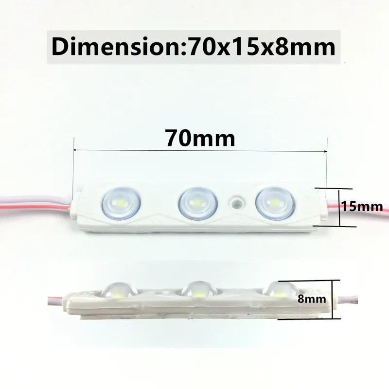 LED ModuleLights for Inflatables White 20pcs 9.8 Ft 2835 SMD 150LM Per LED Mo...