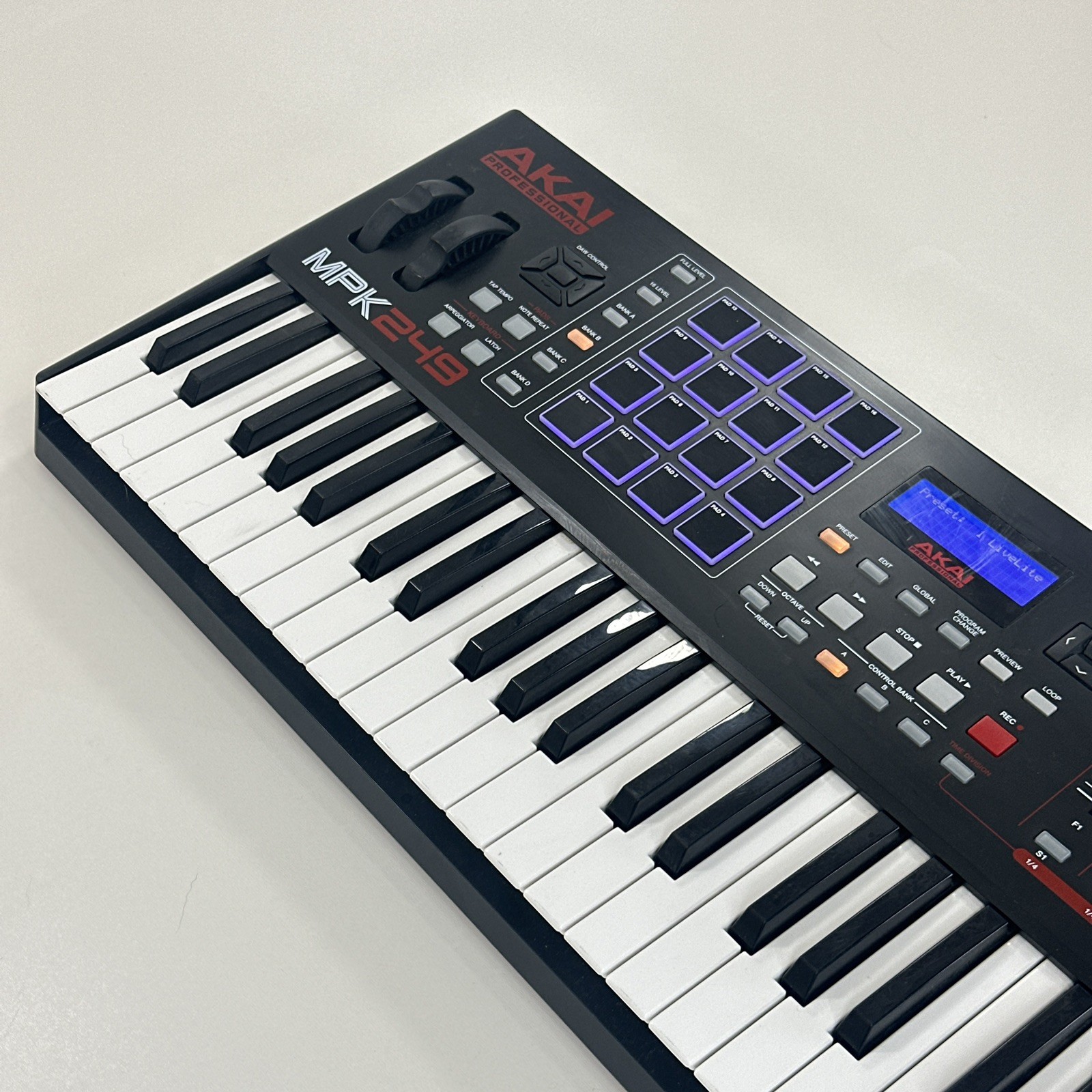 Akai Professional MPK249 49-Key USB MIDI Keyboard Controller w/Power Cord