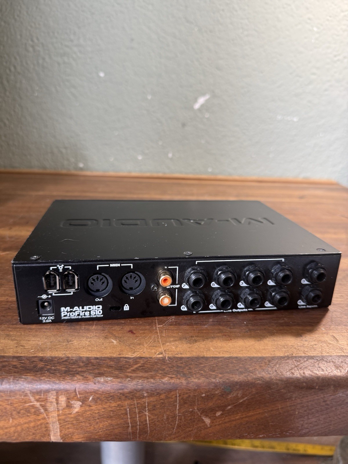 M-Audio ProFire 610 FireWire Audio Interface Black with Octane Preamp Technology