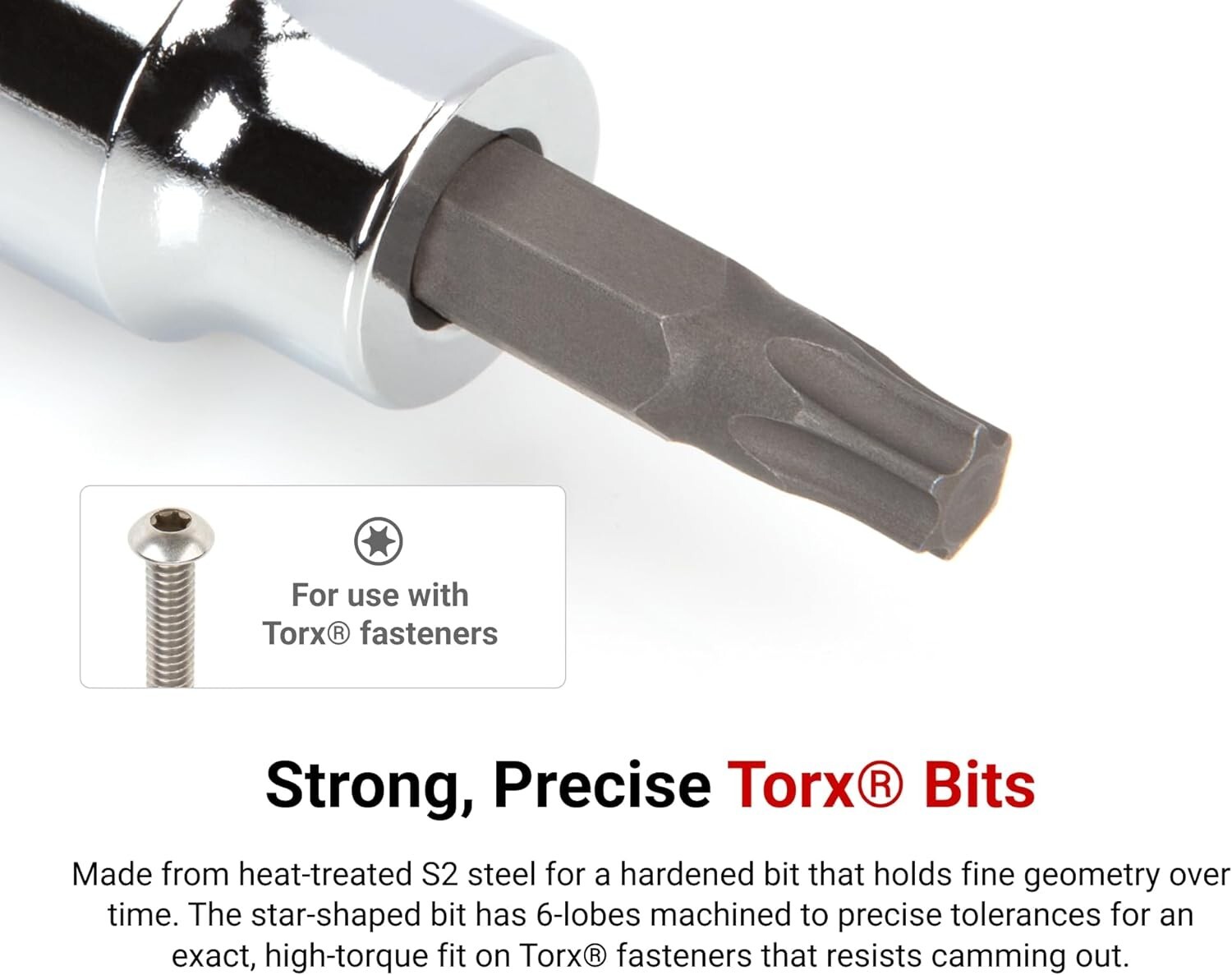 TEKTON 3/8 Inch Drive x T55 Torx Bit Socket | SHB14255