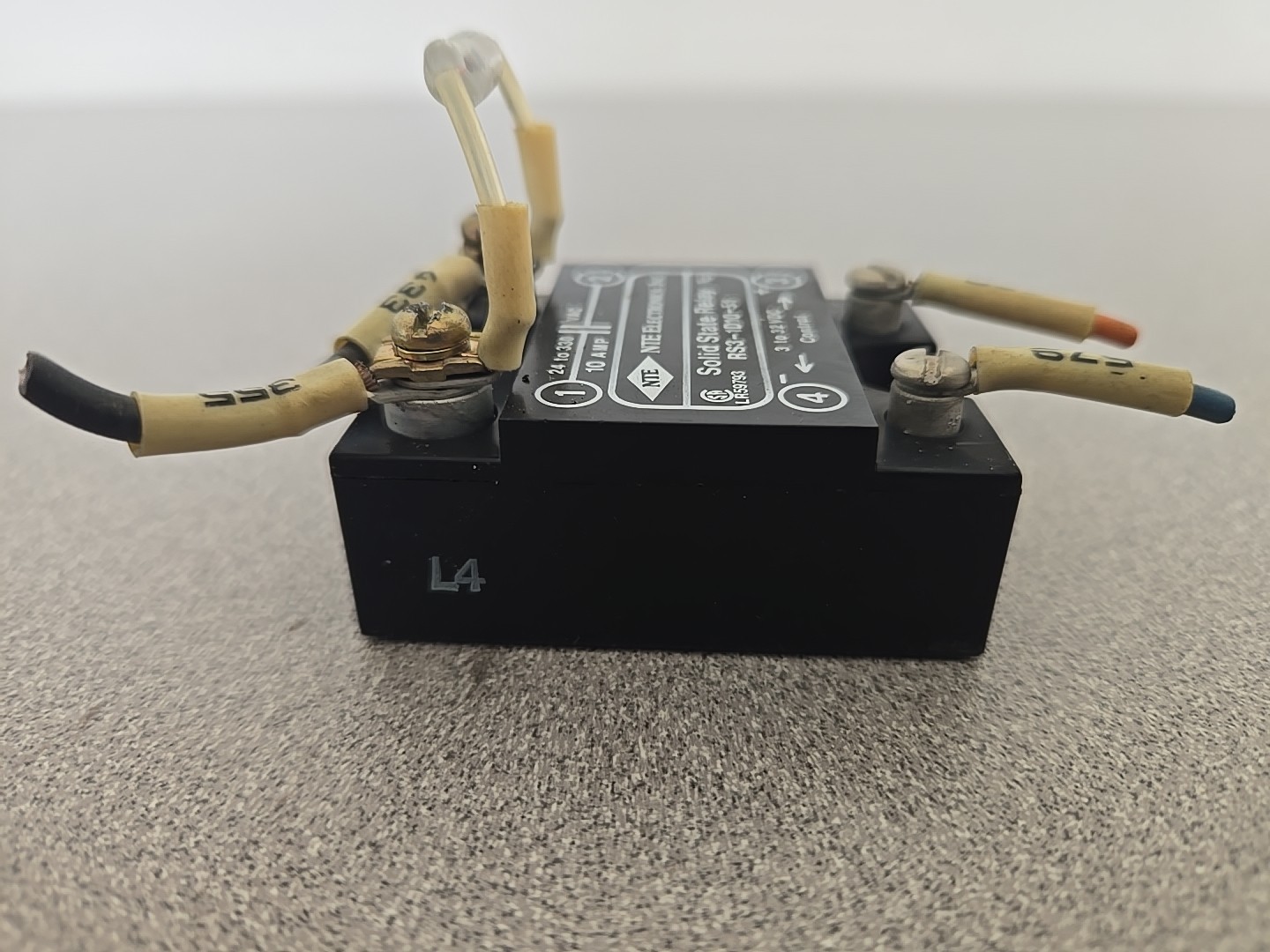 NTE Electronics RS3-1D10-51 Solid State Relay 3-32 VDC 24-330 VAC 10 AMP
