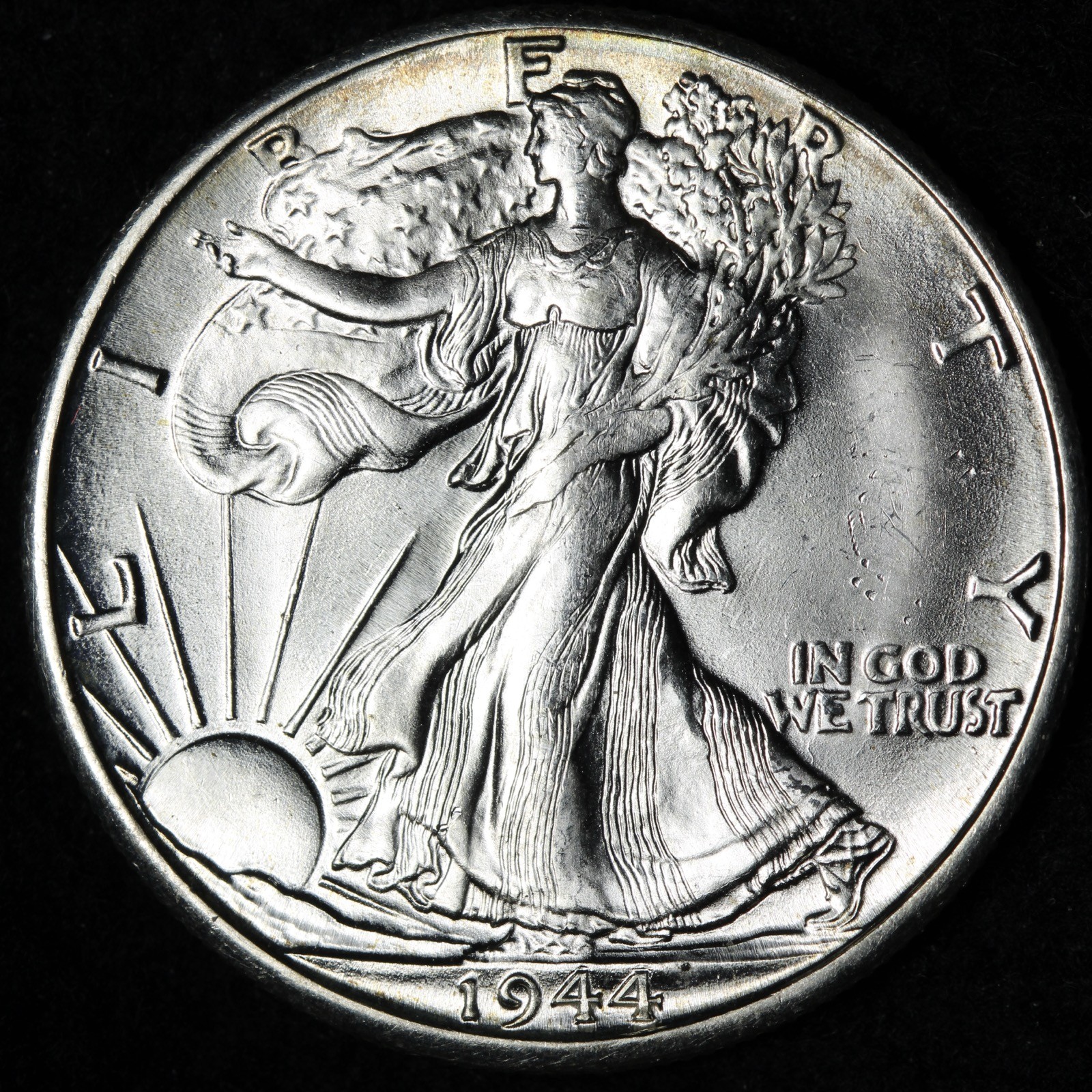 1944-D Walking Liberty Silver Half Dollar GEM BU *UNCIRCULATED* MS E345 AKEL