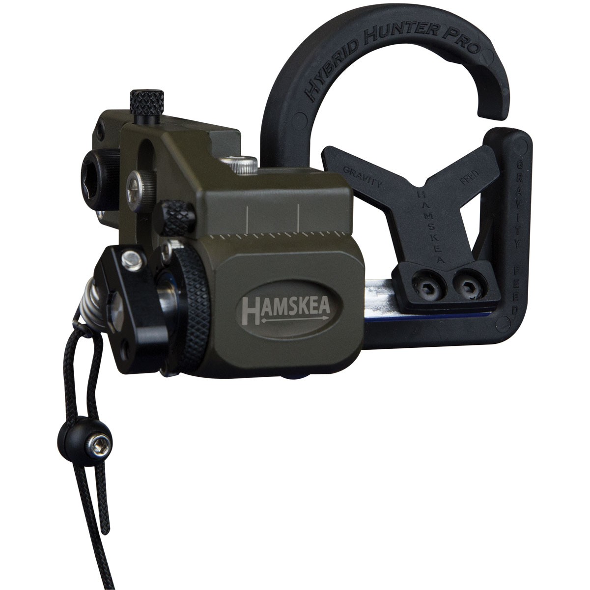 HAMSKEA ARCHERY SOLUTIONS Hybrid Hunter Pro LH OD Green Micro Tune Arrow Rest