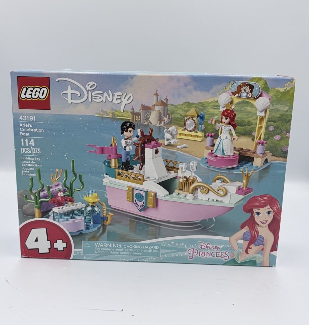 LEGO Disney Ariel’s Celebration Boat with Sebastian & Eric Set 43191 BRAND NEW