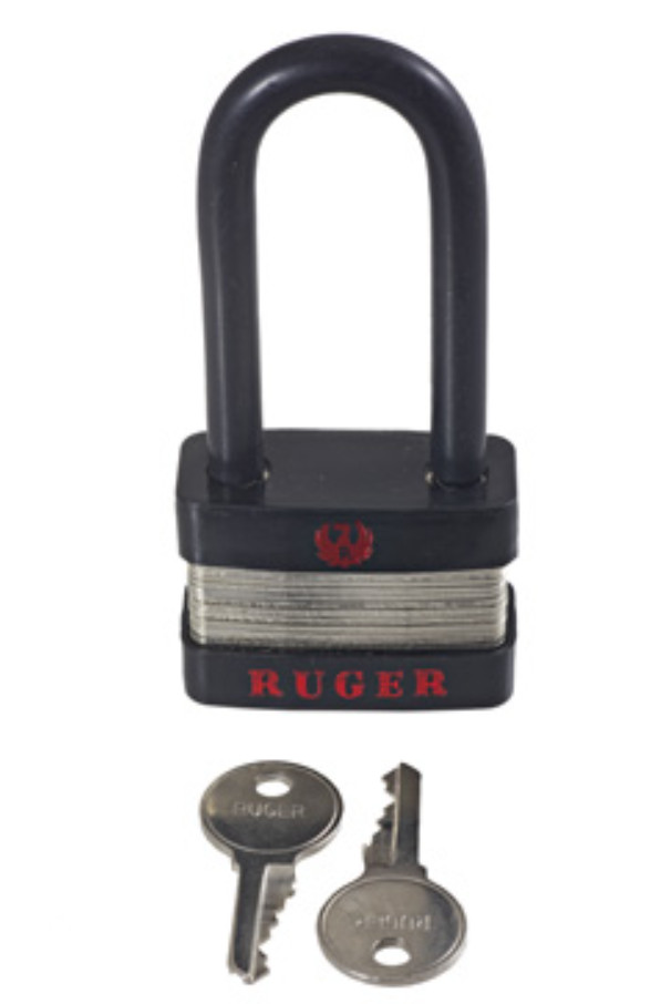 Ruger Padlock Gun Lock Firearm Safety Device 3.5" x 50mm 5035A