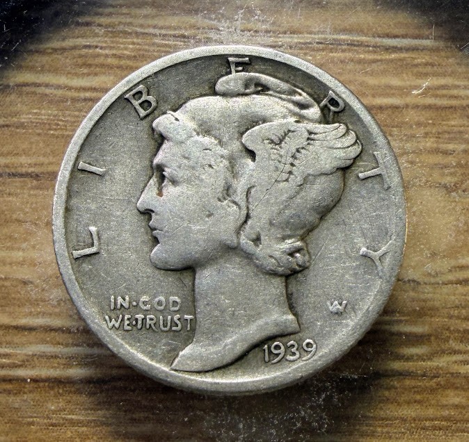 1939-P Mercury Dime - Actual Coin Shown - Free Shipping & Tracking INV#265