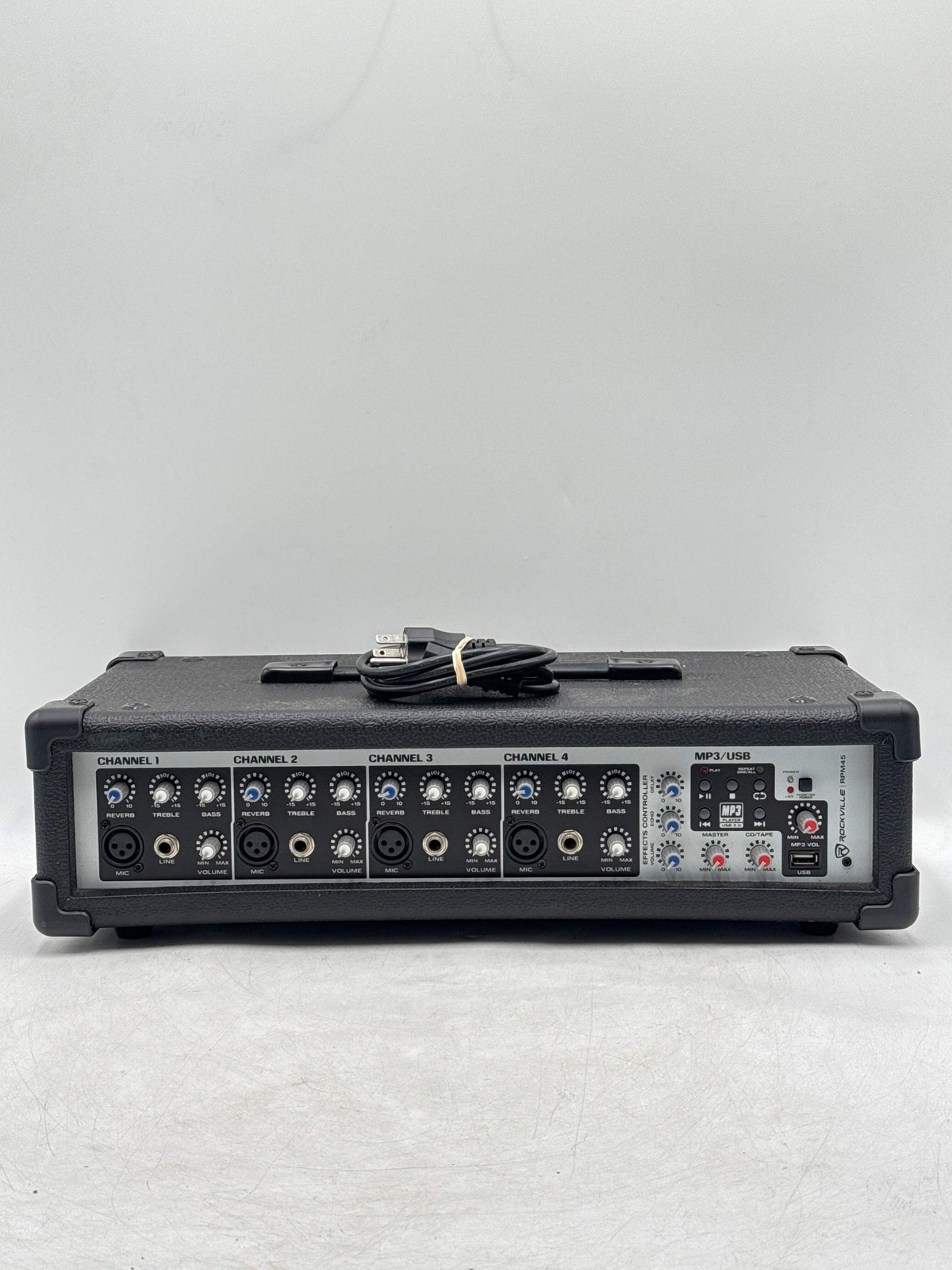 Rockville RPM45 1800w Powered 4 Channel Mixer