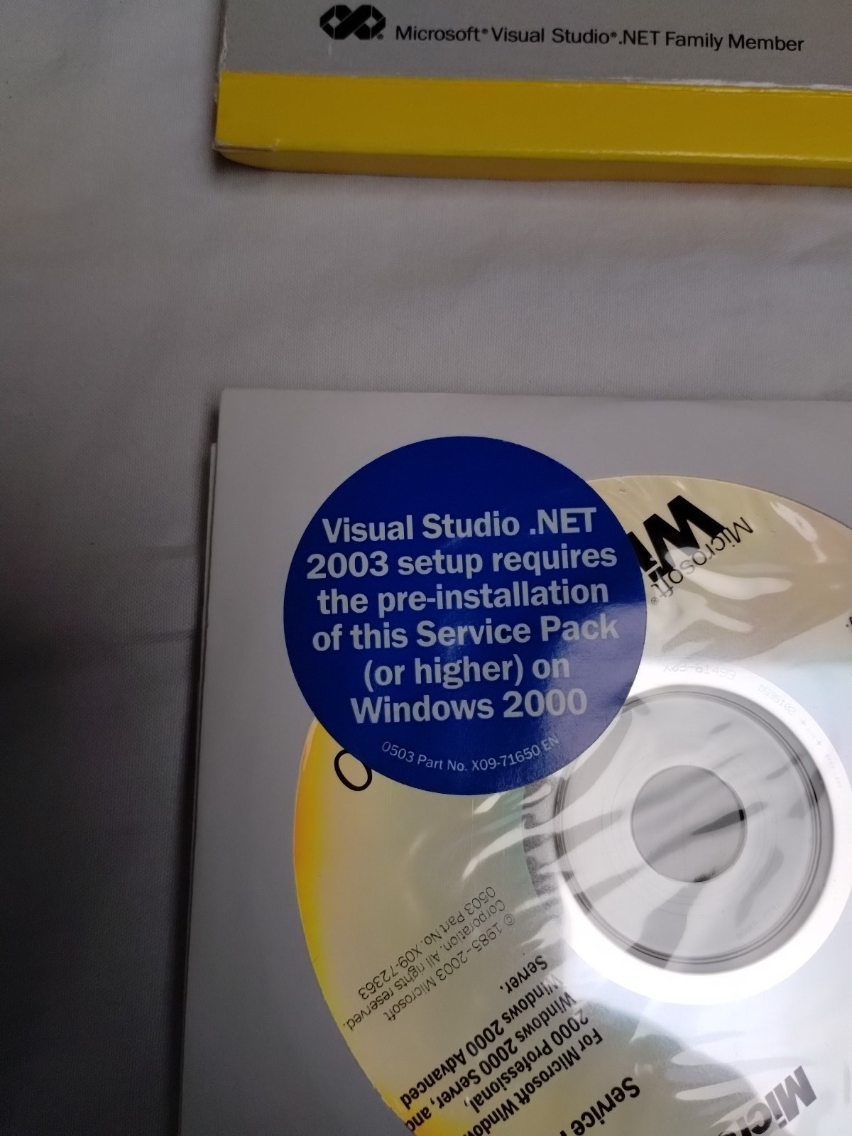 Genuine Microsoft Visual C++.net Standard - Boxed with 7 CD's & Manuals & Code