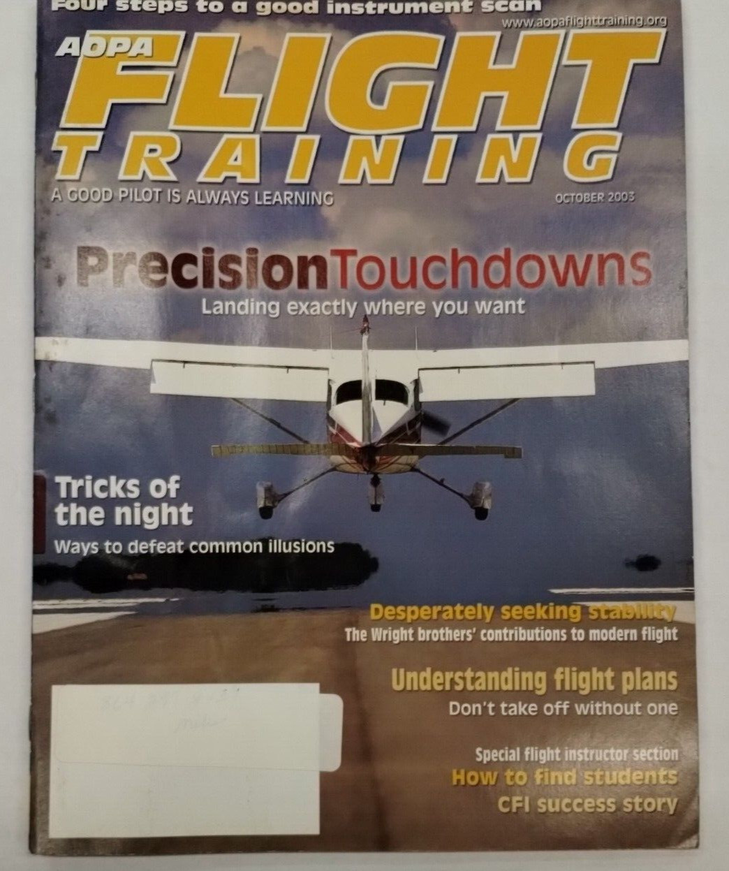 AOPA Flight Training Magazine October 2003-Original