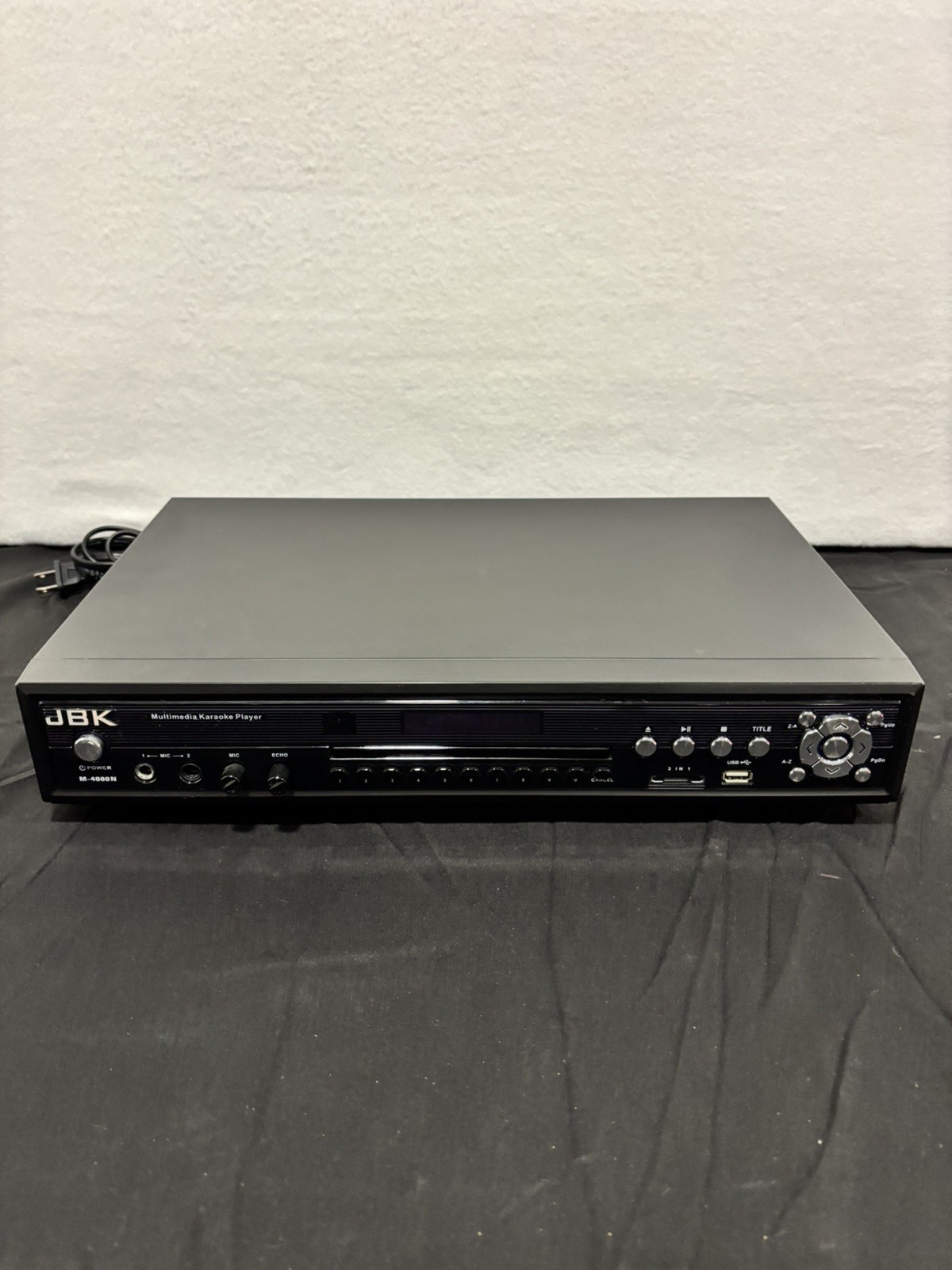 JBK M-4000N Multimedia Karaoke Machine Player SD USB - No remote *READ*