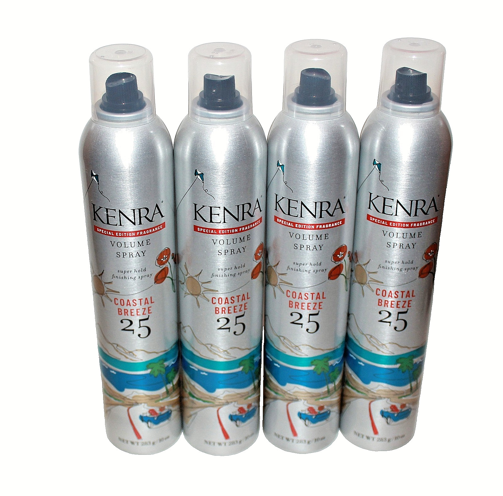 Kenra Volume Spray 25 Coastal Breeze 10 oz, Pack Of 4