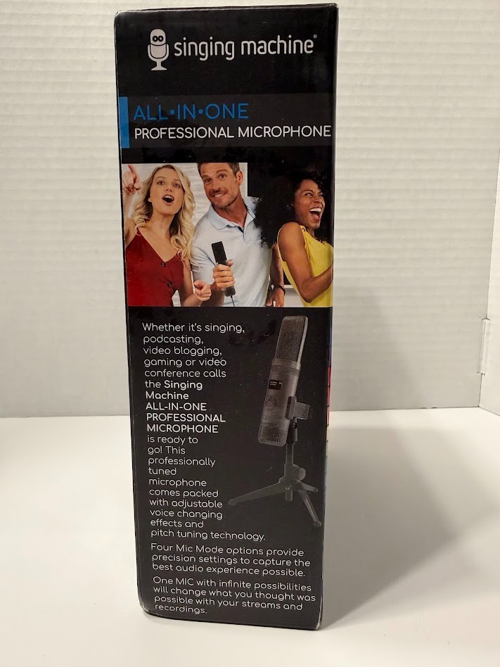 Singing Machine All In One Professional Microphone SMM2097 Black