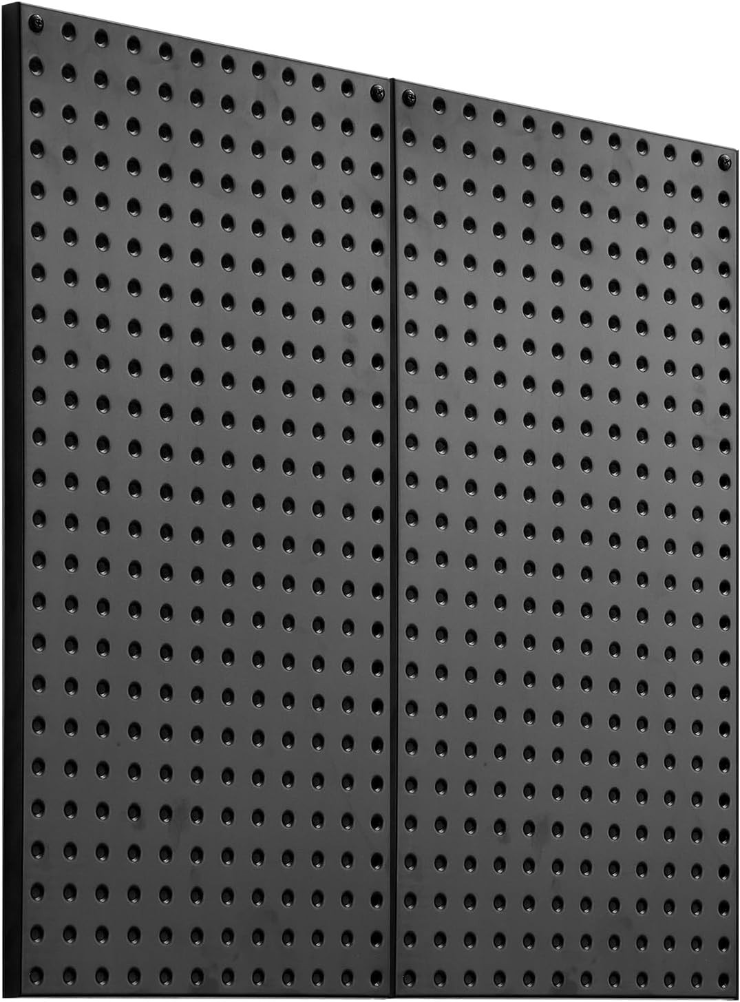 VEVOR Metal Pegboard Panels, 32" x 16" Pegboard, 2 32*16inch, Black