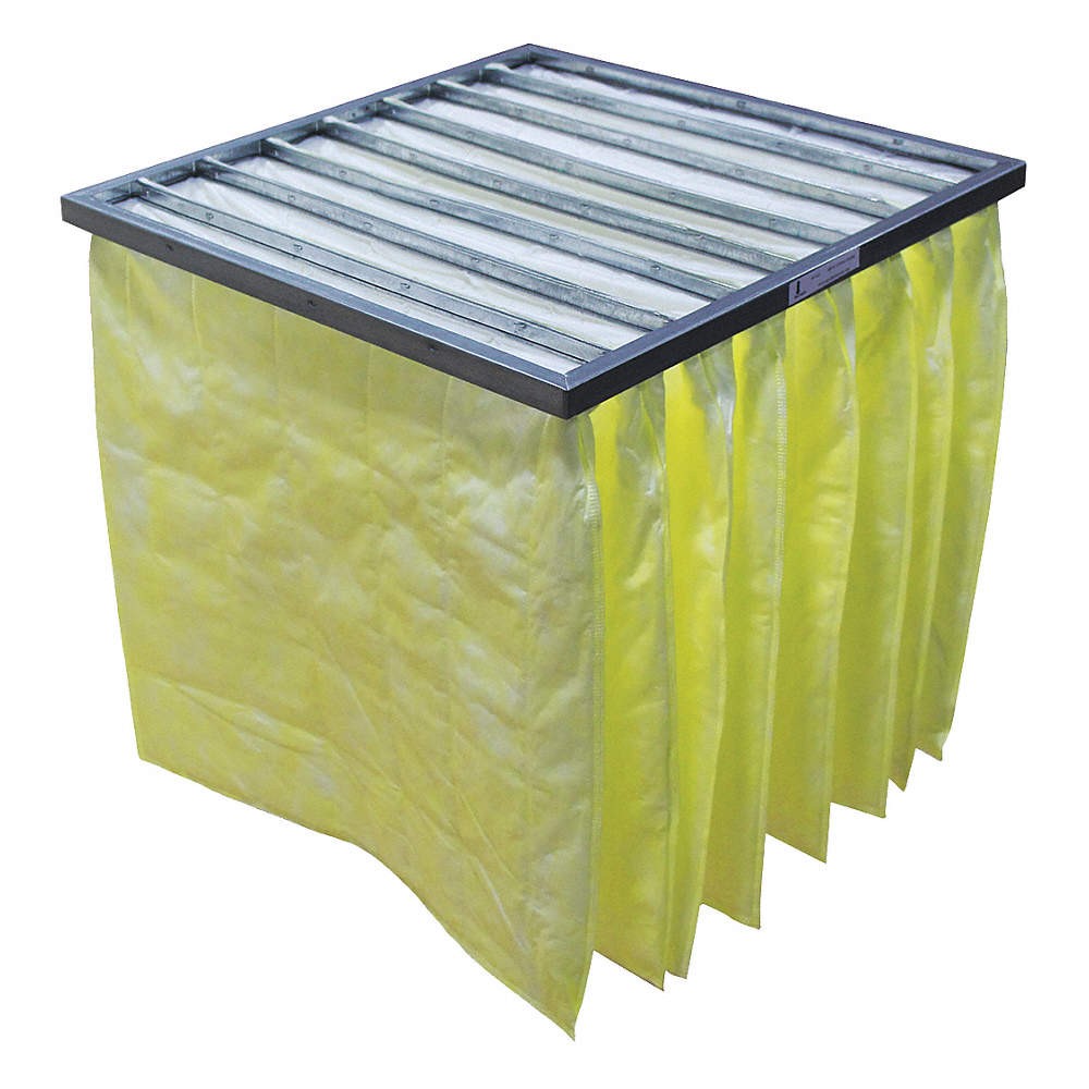 GRAINGER 6B626 PK 2 Pocket Air Filter,24x24x36,MERV 14 6B626