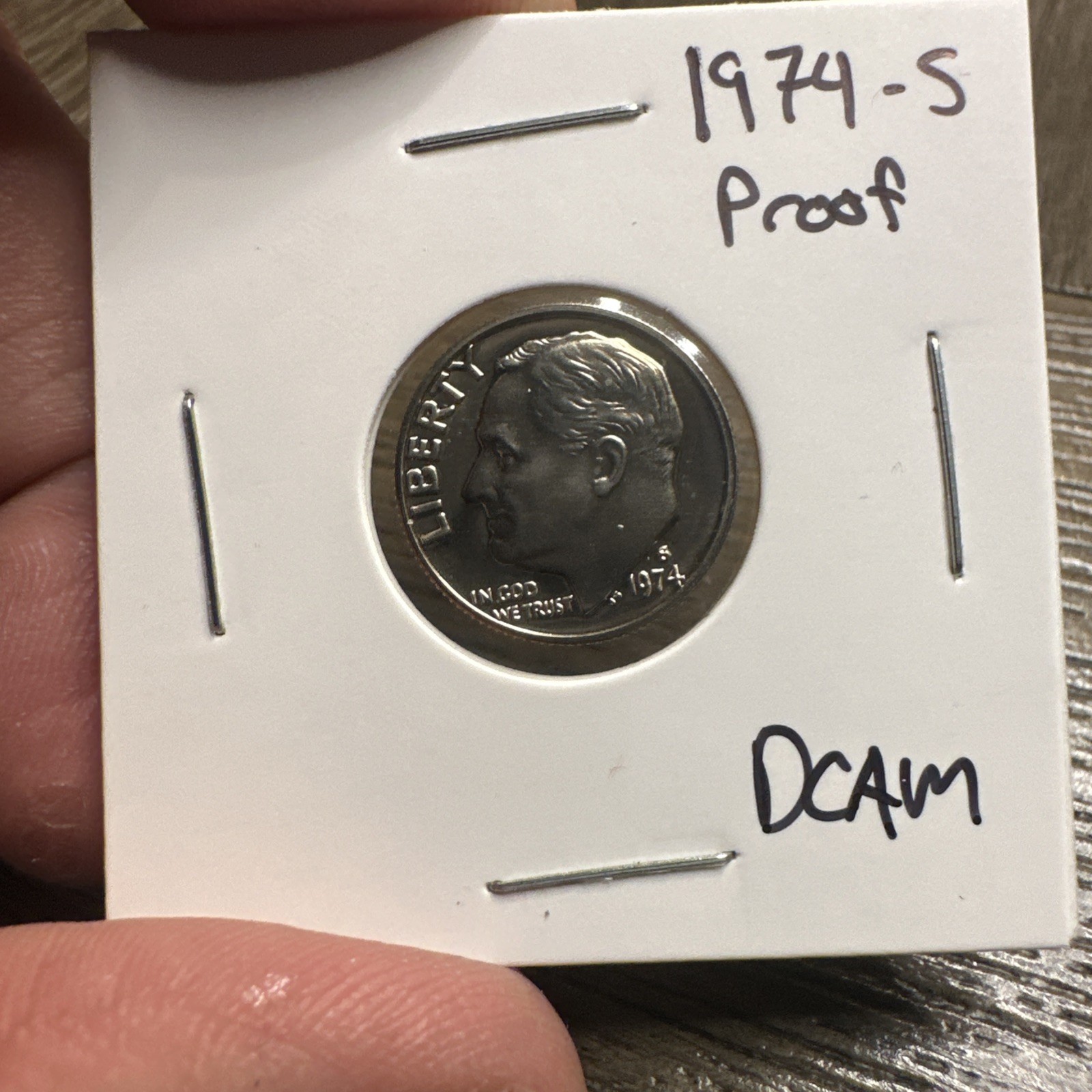 1974 S PROOF ROOSEVELT DIME DCAM Coin