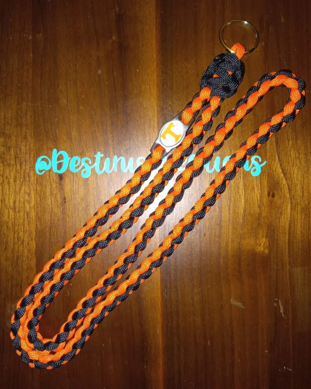 TN Tennessee Vols Paracord Lanyard