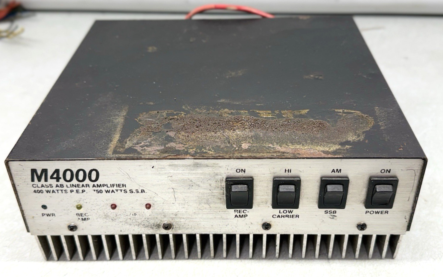 Vintage Messenger M4000 Class AB Linear Amplifier Mobile CB